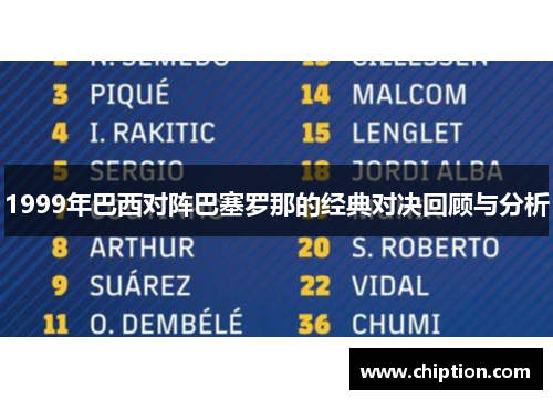 1999年巴西对阵巴塞罗那的经典对决回顾与分析