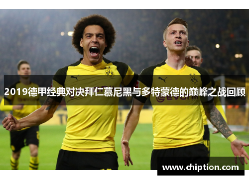 2019德甲经典对决拜仁慕尼黑与多特蒙德的巅峰之战回顾